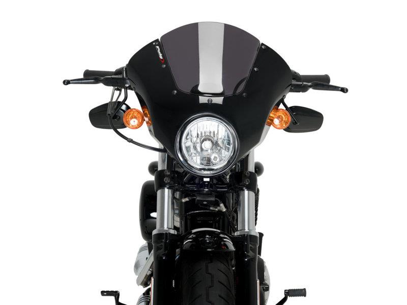 PUIG Dark Night Screen Dark Smoke for Harley Davidson Sportster Forty Eight XL1200X 15-20 21098F