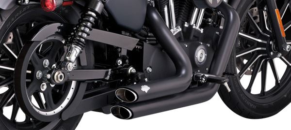 VANCE + HINES Shortshots Staggered Exhaust System BLK.XL 47329