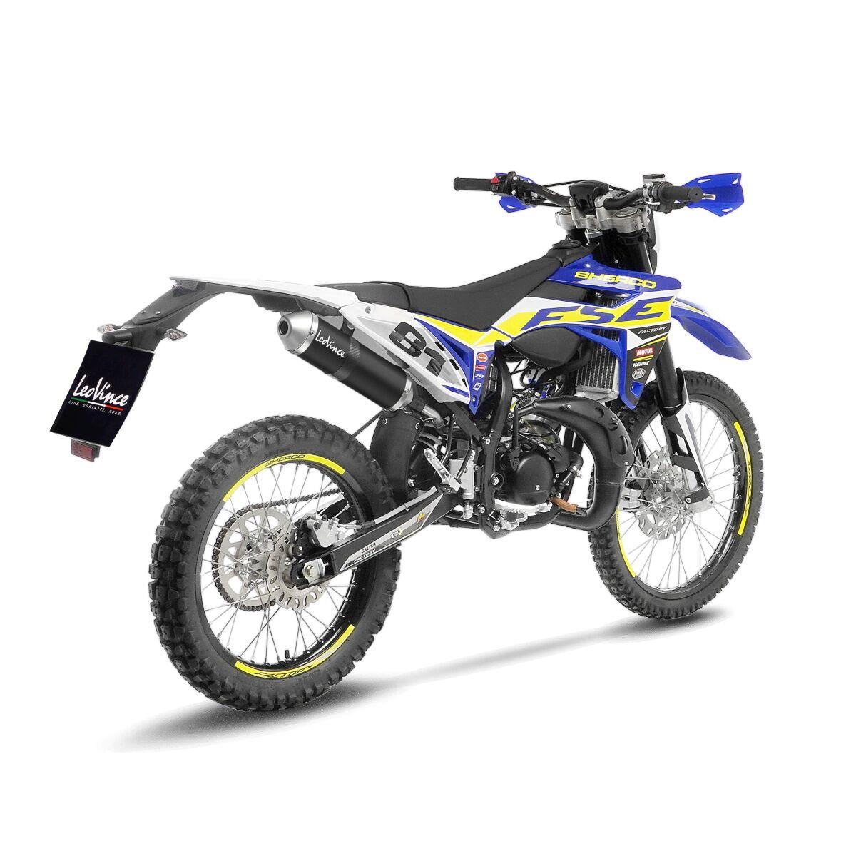 Leovince X-Fight Slip-On Muffler 2-Stroke For Sherco SM-R 50 2021-2024 17010B
