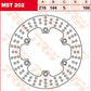 Trw Round Fixed Brake Rotor 250-299mm For Honda NT 700 V 1984-2016 Steel MST202