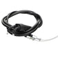 Moose Offroad Black Vinyl Throttle Cable For KTM EXC 150 TPI 20-23 K01-4-066-BK