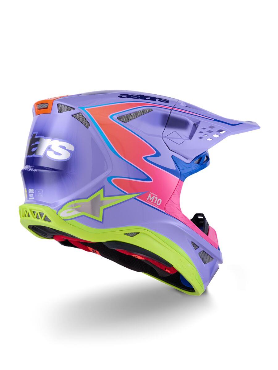 ALPINESTARS Supertech M10 Jett Lawrence R01 Helmet PURPLE/PINK 2025 Model