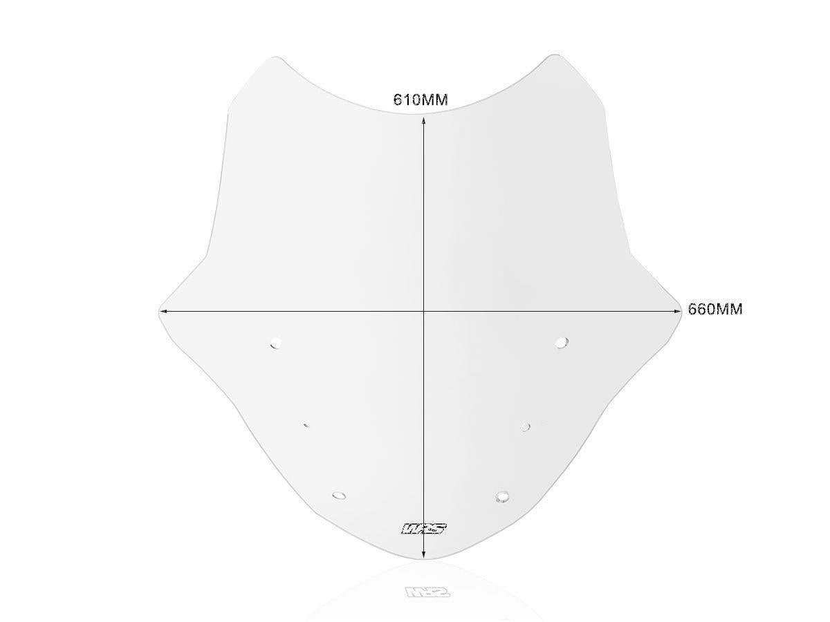 WRS Windscreen For BMW R 1200 RT 2014-2019 Clear BM079T