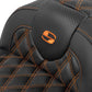 Saddlemen Roadsofa Stitch Seat With Backrest For HD FLTRXSE 1977 23-24 823-07-206B3
