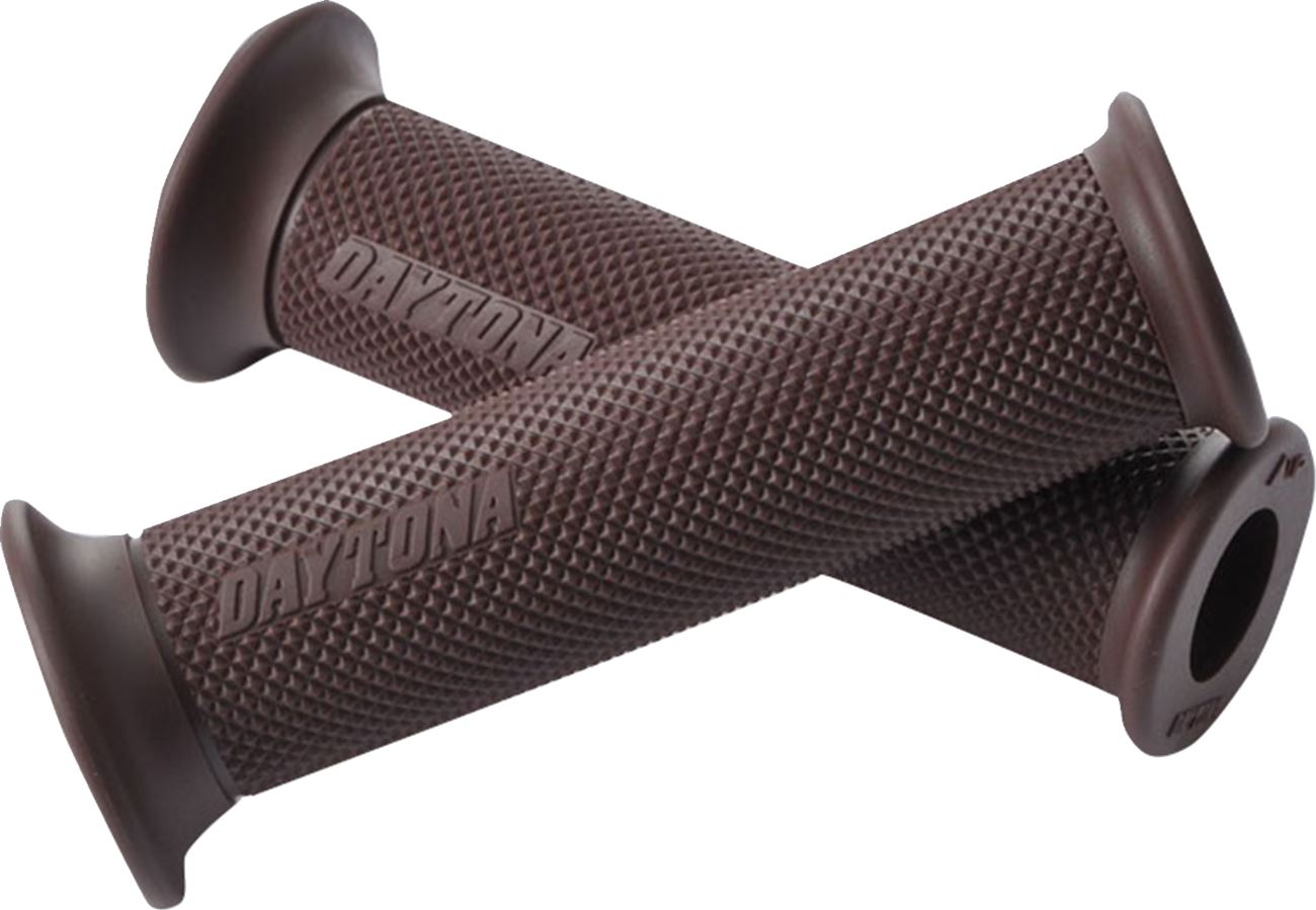 Daytona Grippy Grip GGDM-Base Grips Brown 7/8 Open End Pair 12.5cm 88219