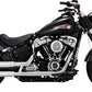 Vance & Hines 3" Twin Slash Slip-On Mufflers Chrome For HD FXLRS 1923 18-24 16376