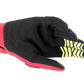 Alpinestars Youth Full Bore Gloves Red Blue Green