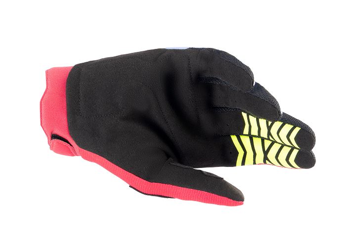 Alpinestars Youth Full Bore Gloves Red Blue Green