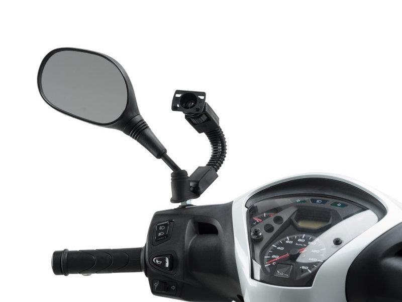 PUIG Mirror Mount Phone Holder Black Universal 3532N