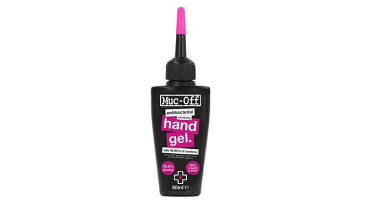 Muc-Off Antibacterial Sanitising Alcohol Hand Gel 50ml Pocket Size