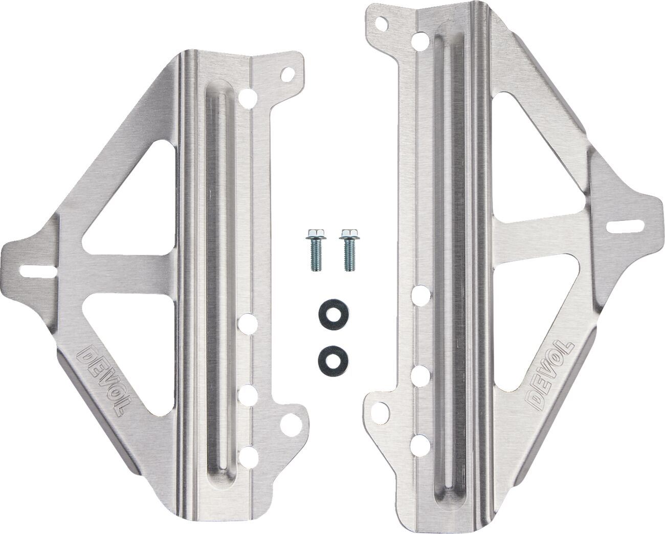 Devol Radiator Race Brace Set For Kawasaki KX 250 F 2013-2016 Aluminium 0122-2501