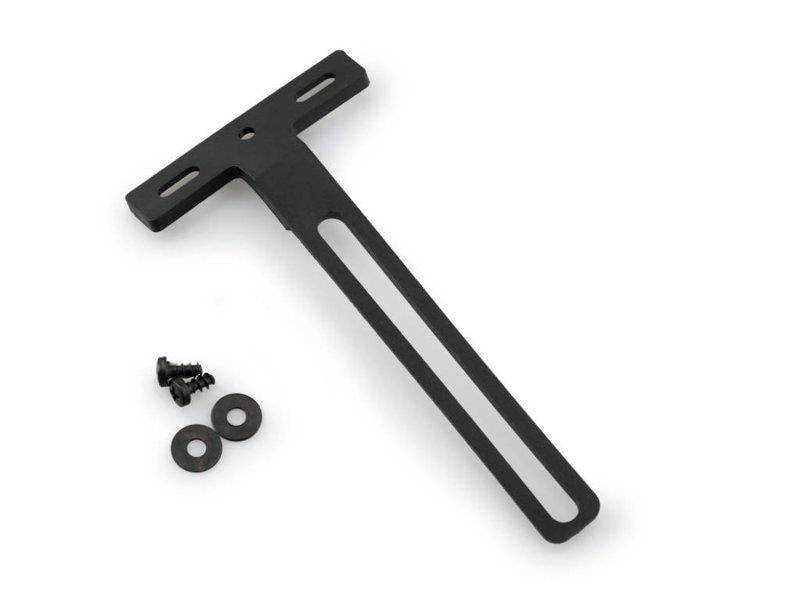 PUIG Nylon Number Plate Support For Reflector Black Universal 1553N