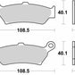 Sbs LS Street Excel Sintered Rear Brake Pads For BMW R 1300 GS 2024-2026 1005LS