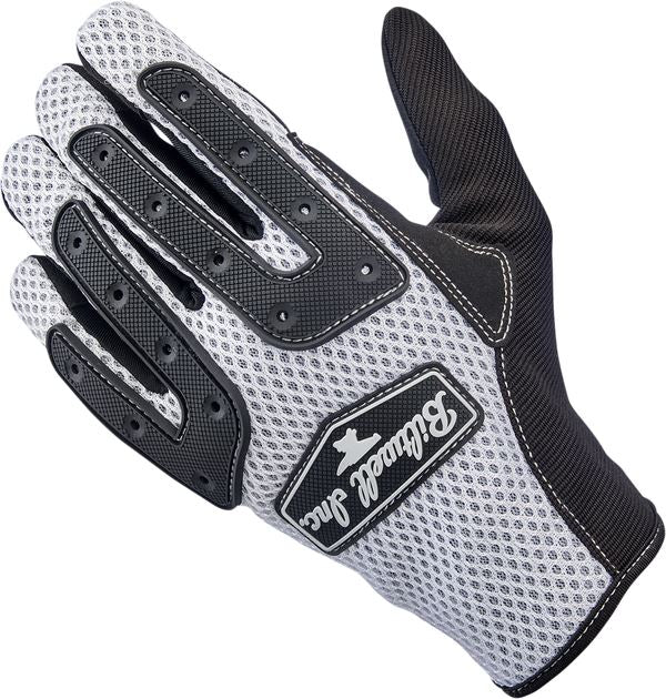 Biltwell Motorcycle Gloves Anza White/Black