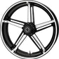 Arlen Ness Factory 24 Wheel 18x5.5" Black CC CNC Machined Aluminum 71-420
