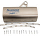Akrapovic Muffler Sleeve Kit TI Silver For BMW R 1200 GS 13-18 P-RKS484BO380B