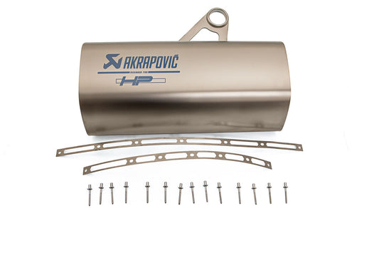 Akrapovic Muffler Sleeve Kit TI Silver For BMW R 1200 GS 13-18 P-RKS484BO380B
