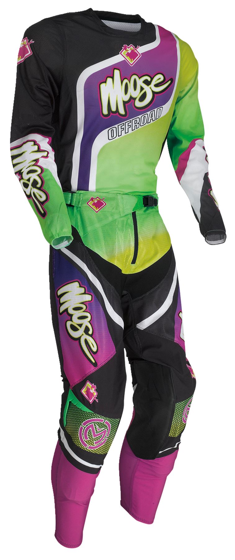 Moose Racing Trousers Sahara Purple/Green 24 Model