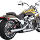 Vance & Hines 3" Twin Slash Slip-On Mufflers Chrome For HD FLSTC 1690 07-17 16335