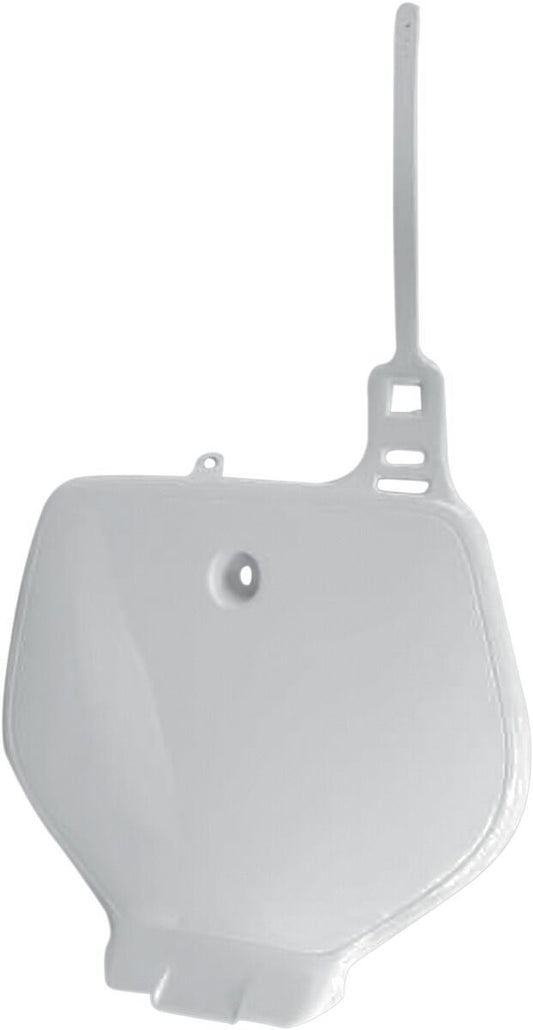 UFO FRONT NUMBER PLATE YAMAHA YZ/YZF/WRF WHITE YA02853-046