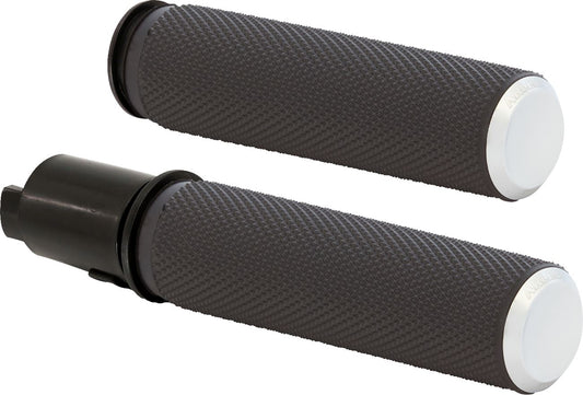 Arlen Ness Knurled Grips Chrome For Harley Davidson FLHXSE 1977 23-24 500-051
