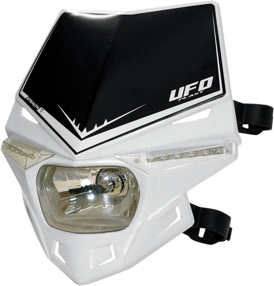 UFO STEALTH HEADLIGHT (12V/35W & LED) SINGLE COLOR WHITE PF01715041