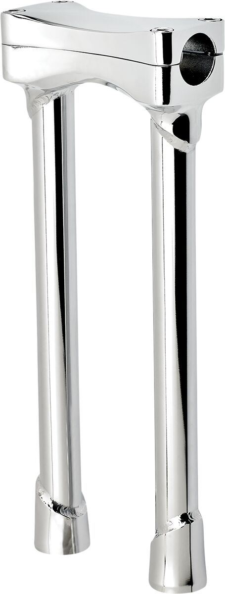 Biltwell Murdock O/S Risers Chrome 12" Steel Handlebar Pair 6413-105-12