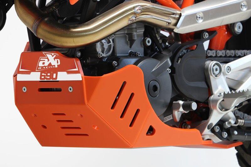 AXP Racing Skid Plate Orange Polyethylene (Hdpe) For KTM Enduro 2008-2025 Ax1700