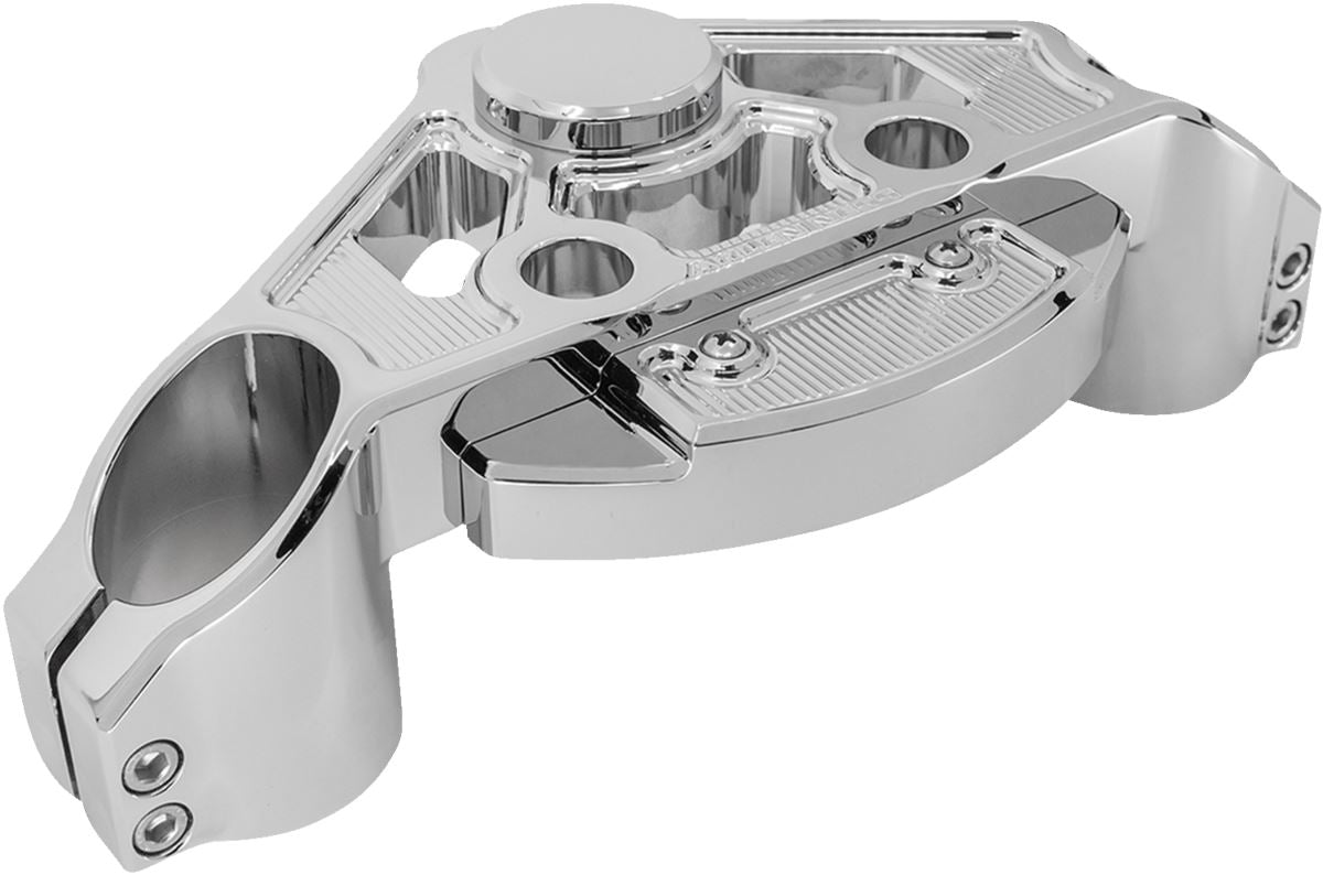 Arlen Ness Method Drop Triple Tree Kit Chrome For HD FLTRXS 1868 15-23 130-008