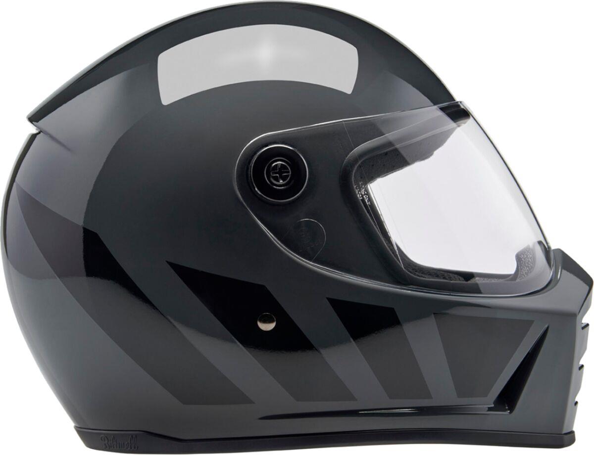BILTWELL Lane Splitter Gray Motorcycle Helmet