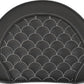 Saddlemen Sissy Bar Pad White Black Saddlehyde 051319006