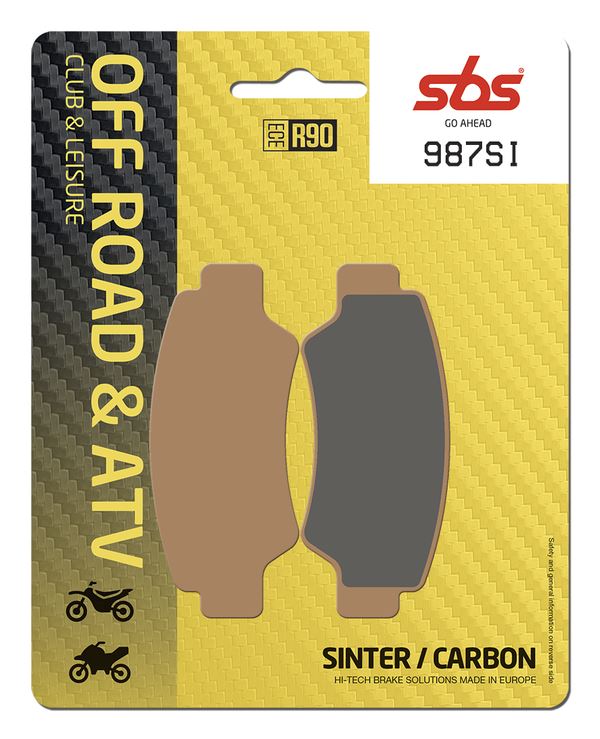 Sbs SI Offroad Sintered Brake Pads For CF Moto CFORCE 520 4X4 2018-2023 987SI