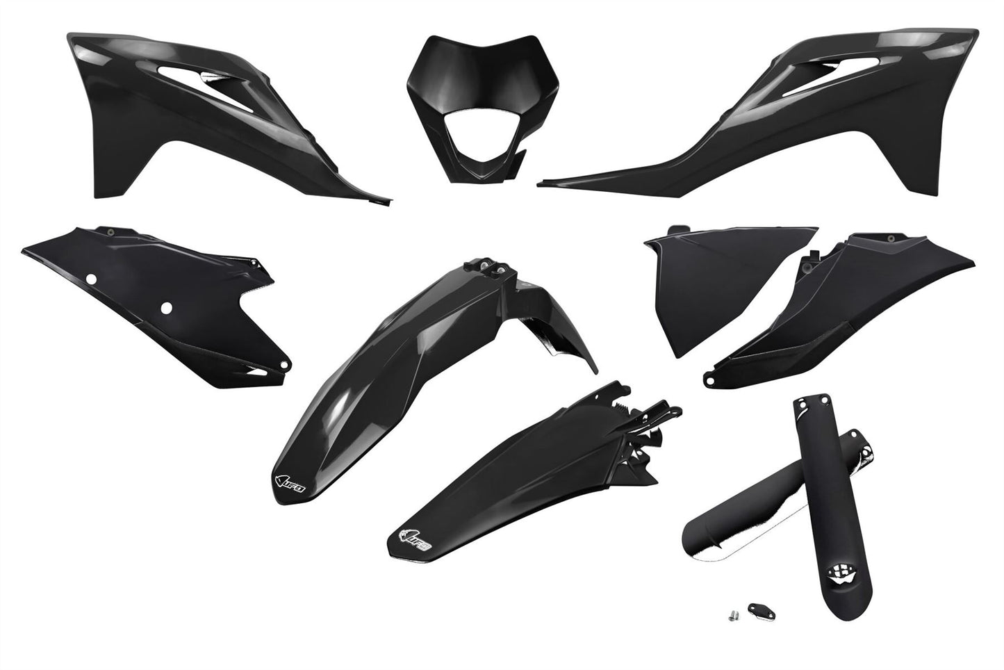UFO Body Kit For Gasgas EC 250 21-23 Enduro Black GGKIT703-001