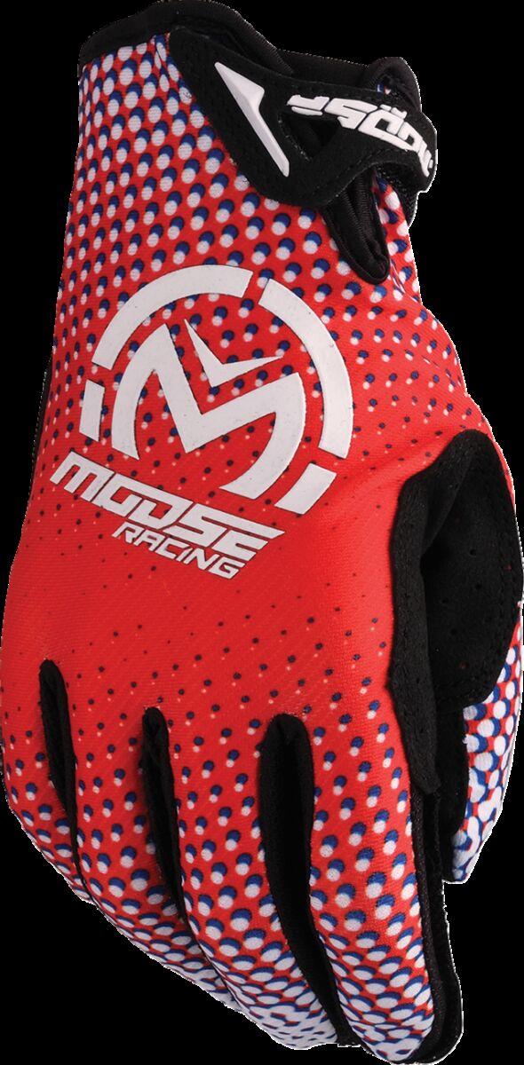 Moose Racing Gloves Sx1 Red/White/Blue