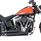 Vance & Hines Shortshots Staggered Exhaust System For HD FLS 1690 12-17 47325