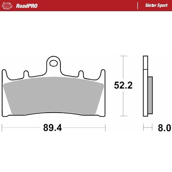 Moto-Master RoadPro Sinter Sport For Suzuki GSX 1300 R 1993-2007 403605