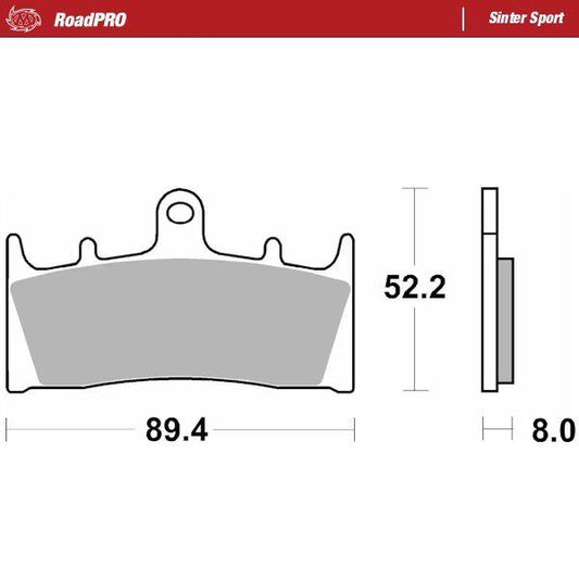 Moto-Master RoadPro Sinter Sport For Suzuki GSX 1300 R 1993-2007 403605
