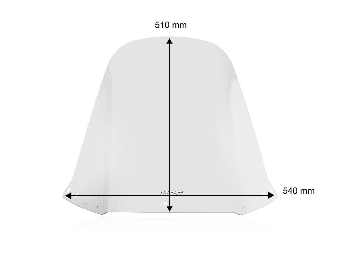 WRS Windscreen Standard For Honda Cn25 Clear Scooter HO079T