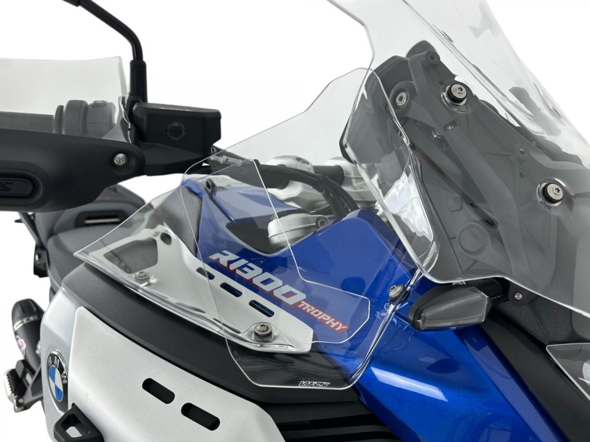 WRS Side Deflectors Larger For BMW R1300GS Adventure Clear Bm106t