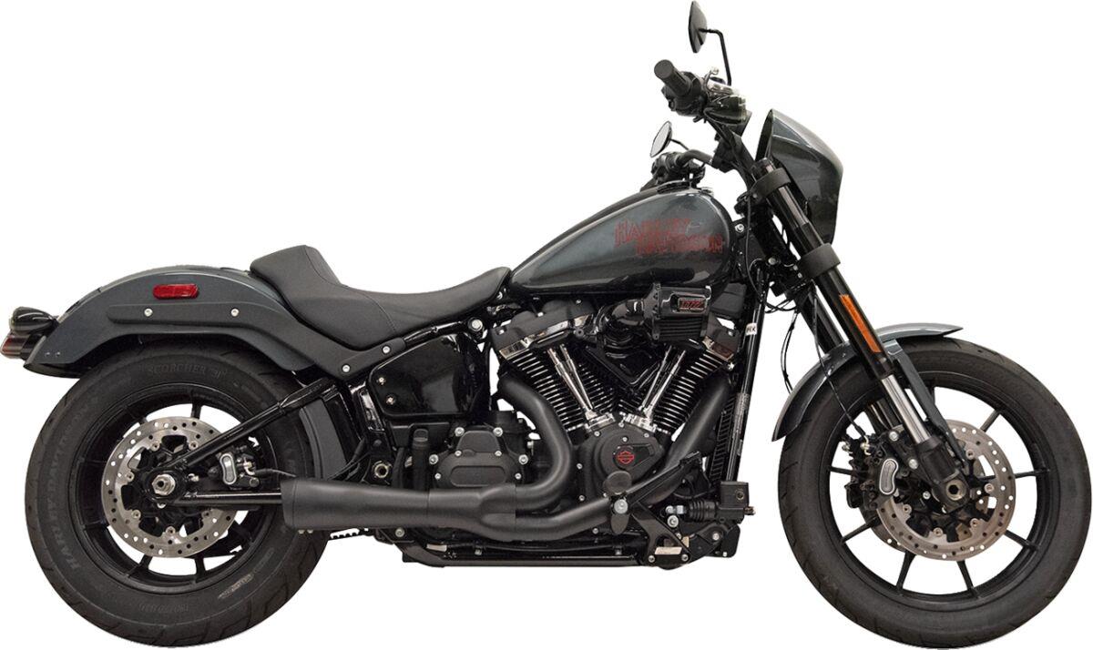 Bassani 2-Into-1 The Ripper Exhaust System For Harley Davidson Fxbb 18-25 1s75b