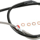 Moose Offroad Braided Brake Line For Yamaha YZ 125 1998-2004 Y01-1-043/P-CL