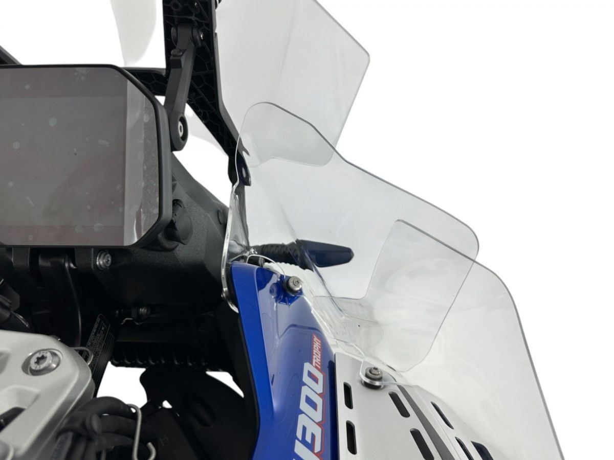 WRS Side Deflectors Larger For BMW R1300GS Adventure Clear Bm106t