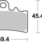 Sbs RST Brake Pads For KTM Adventure 390 2011-2024 Sintered Metal Set 877RST