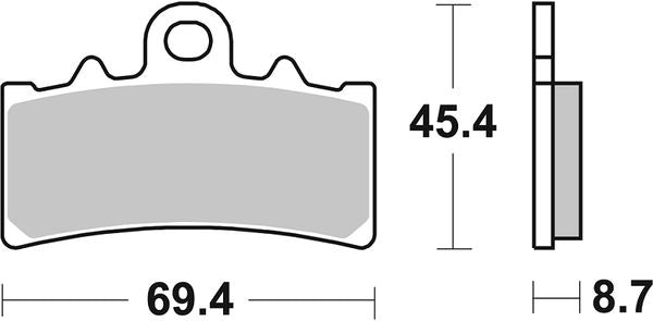 Sbs RST Brake Pads For KTM Adventure 390 2011-2024 Sintered Metal Set 877RST