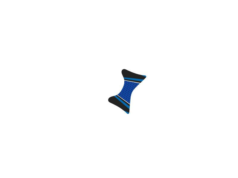 PUIG Radikal Yoke Protector Blue for Suzuki GSF 650 S Bandit 09-14 6946A