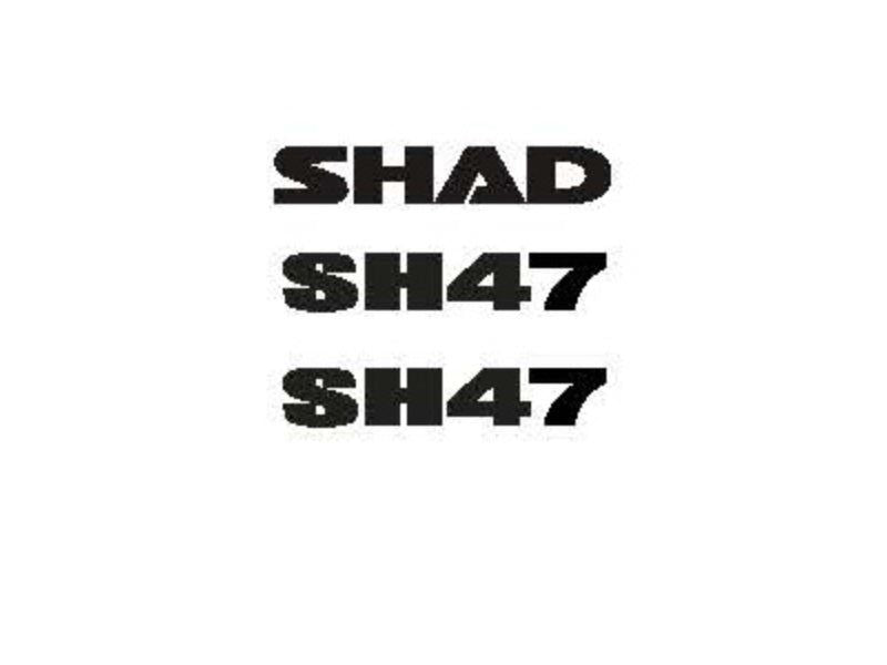 SHAD SH47 Replacement Stickers D1B47ETR
