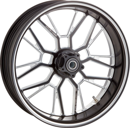 Arlen Ness Split-Spoke Rim 18X5.5 Black Machined Aluminum 330-023