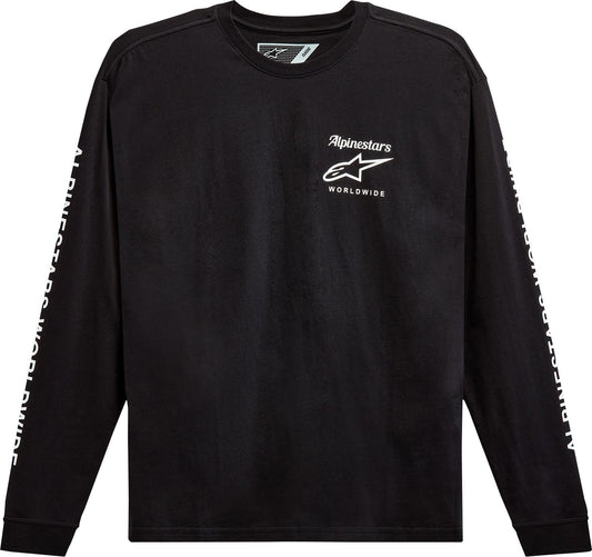 Alpinestars Authenticated Long Sleeve T-Shirt Black White