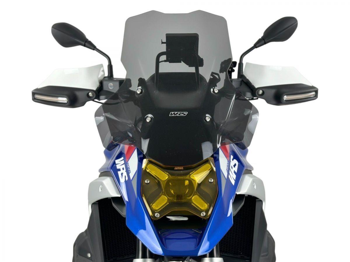 WRS Handguard Extension White Black Hanguard For BMW R1300GS BM098BI