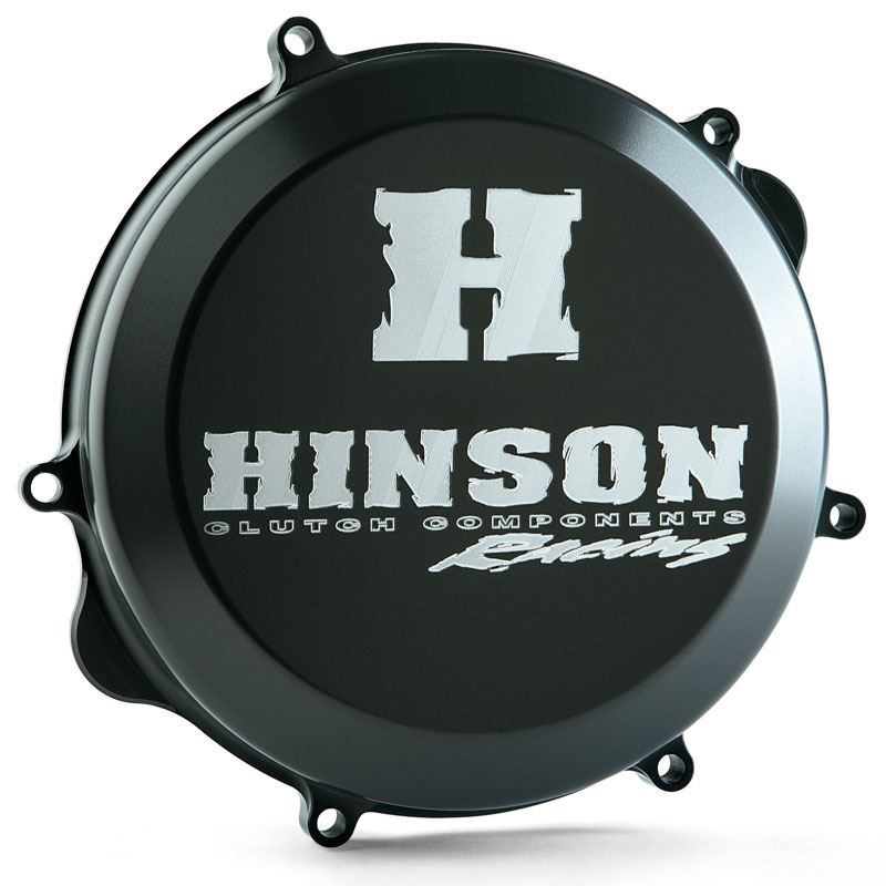Hinson Racing Clutch Cover For Suzuki RM 250 2002-2008 Black T-6 Aluminium C046